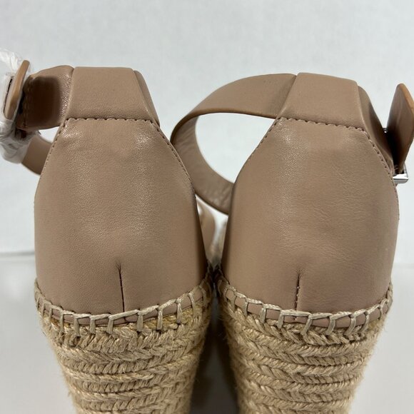 Charles By Charles David Engage Nude Strappy Espadrille Wedge Sandals Size 10M - Picture 10 of 12